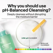 Ph Cleansing Gel Foam - Everyday Gentle Face Cleanser for All Skin Types - Ph-Balanced - Hydrating - Deep Pore Cleansing - Safe for Daily Use on Sensitive Skin - Korean Skincare - 6.76 Fl Oz