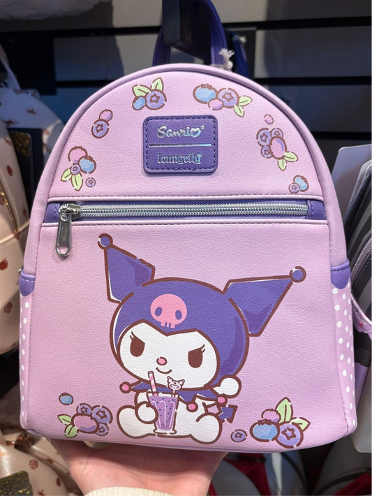 Mochila Loungefly Kuromi Blueberries Mini