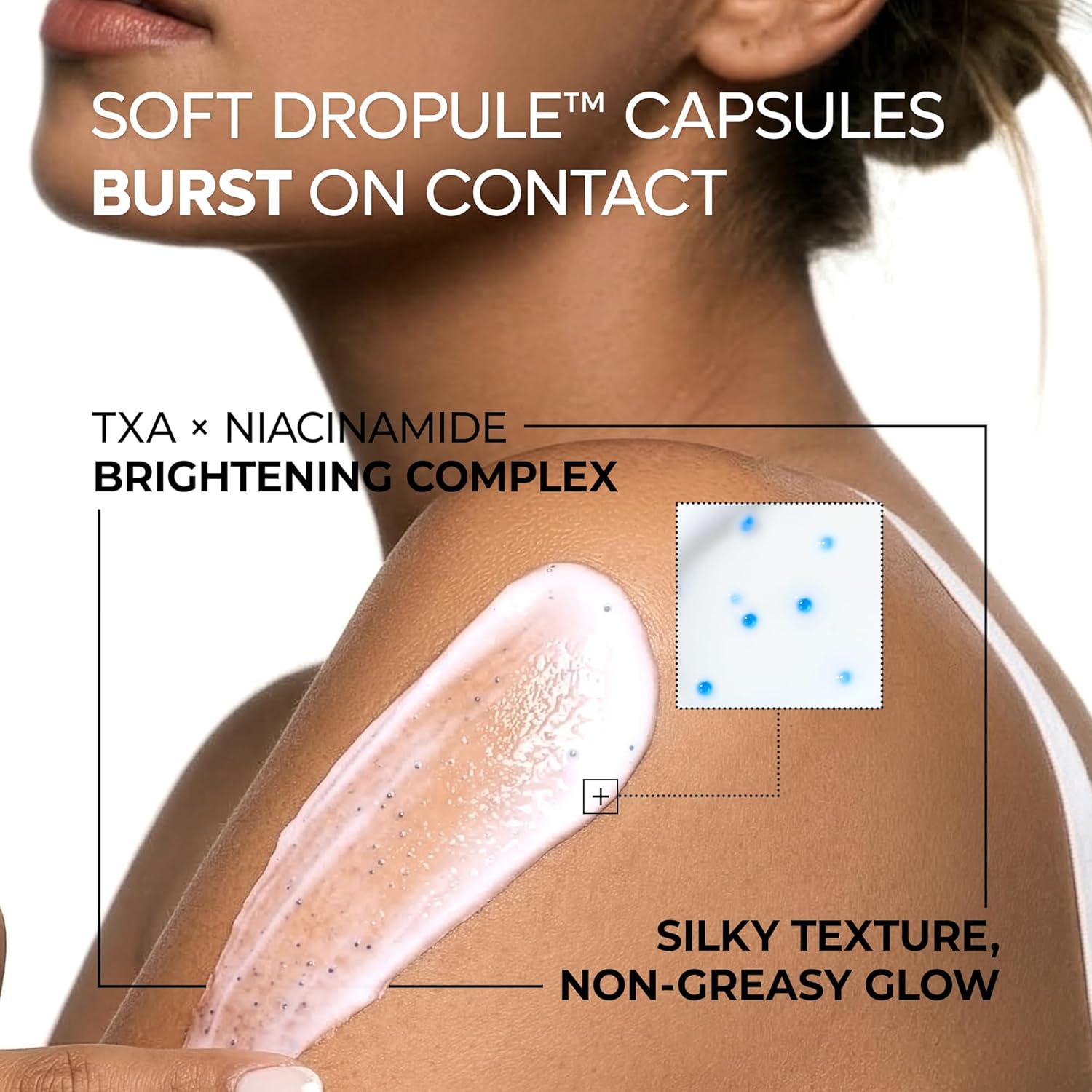 Transform Your Skin with TX Capsule Body Cream – 99% Pure Tranexamic Acid & Niacinamide for Brightening Dark Spots, Uneven Tone & Dullness | Luxurious Non-Greasy Body Lotion for Radiant Skin