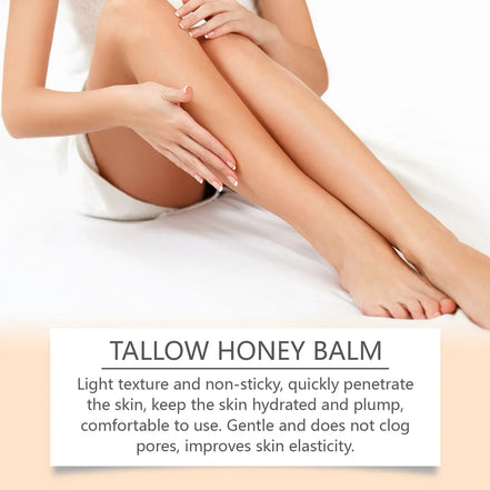 Revitalize Your Skin with WIYUN Beef Tallow Honey Moisturizing Cream - Anti-Aging, Soothing, and Brightening Care