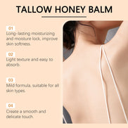 Revitalize Your Skin with WIYUN Beef Tallow Honey Moisturizing Cream - Anti-Aging, Soothing, and Brightening Care