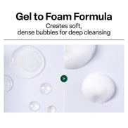 Ph Cleansing Gel Foam - Everyday Gentle Face Cleanser for All Skin Types - Ph-Balanced - Hydrating - Deep Pore Cleansing - Safe for Daily Use on Sensitive Skin - Korean Skincare - 6.76 Fl Oz
