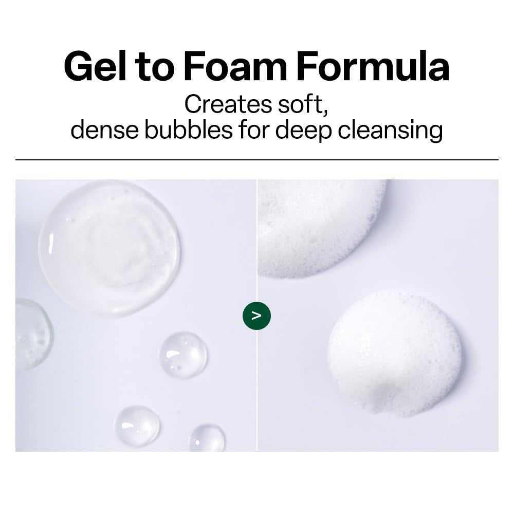 Ph Cleansing Gel Foam - Everyday Gentle Face Cleanser for All Skin Types - Ph-Balanced - Hydrating - Deep Pore Cleansing - Safe for Daily Use on Sensitive Skin - Korean Skincare - 6.76 Fl Oz