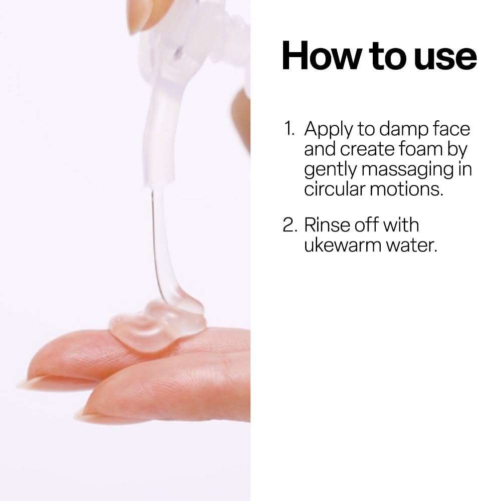 Ph Cleansing Gel Foam - Everyday Gentle Face Cleanser for All Skin Types - Ph-Balanced - Hydrating - Deep Pore Cleansing - Safe for Daily Use on Sensitive Skin - Korean Skincare - 6.76 Fl Oz