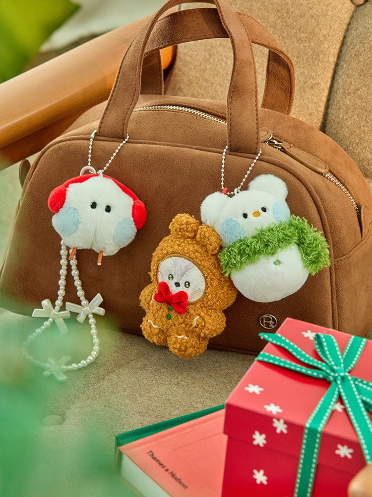 BT21 SNOWMAN PLUSH KEYRING PETITE HOLIDAY [LINE FRIENDS]